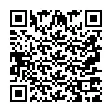 Codice QR per il numero di telefono +2697771985