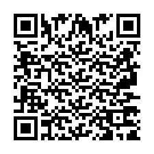 QR-code voor telefoonnummer +2697771998