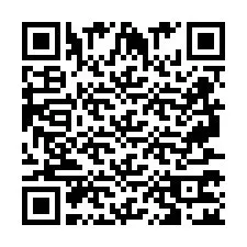 QR-code voor telefoonnummer +2697772002