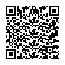 QR-code voor telefoonnummer +2697772015