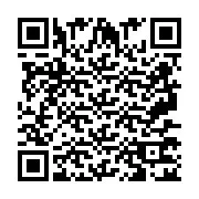 QR-code voor telefoonnummer +2697772021