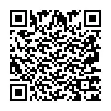 QR код за телефонен номер +2697772042