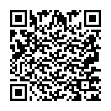 QR Code pour le numéro de téléphone +2697772075