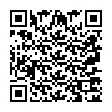 Codice QR per il numero di telefono +2697772090