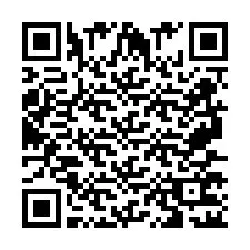 Codice QR per il numero di telefono +2697772163