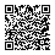 Codice QR per il numero di telefono +2697772845