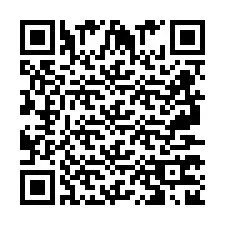 Codice QR per il numero di telefono +2697772848