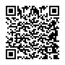 QR-code voor telefoonnummer +2698040867