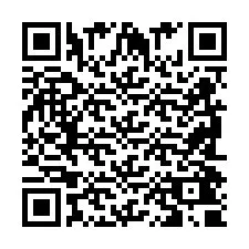 Código QR para número de telefone +2698040869