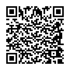 QR-code voor telefoonnummer +2698040916