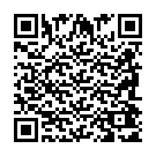 QR-code voor telefoonnummer +2698041160