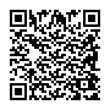 QR-code voor telefoonnummer +2698041162