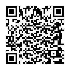 Código QR para número de teléfono +2698041300