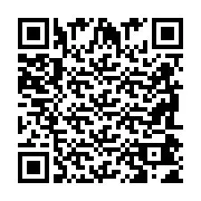 Código QR para número de telefone +2698041405