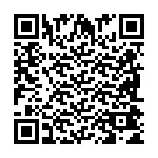 Código QR para número de teléfono +2698041416