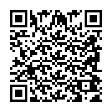 Código QR para número de teléfono +2698041422