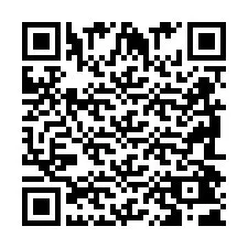 Código QR para número de teléfono +2698041660