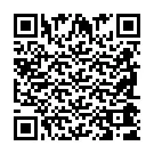 QR-koodi puhelinnumerolle +2698041689