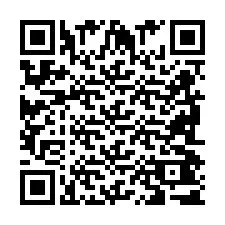 QR код за телефонен номер +2698041733