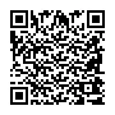 Código QR para número de telefone +2698041747