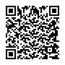 Codice QR per il numero di telefono +2698041748