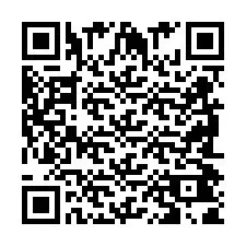 QR Code for Phone number +2698041828