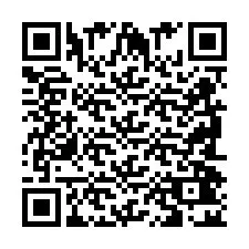 QR Code for Phone number +2698042078