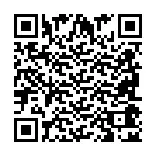 QR Code for Phone number +2698042087