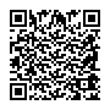 QR Code for Phone number +2698042089
