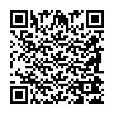 Codice QR per il numero di telefono +2698042244