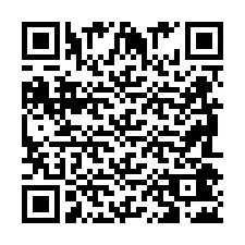 Código QR para número de telefone +2698042291