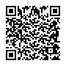 QR-код для номера телефона +2698042292