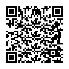 Código QR para número de teléfono +2698042310