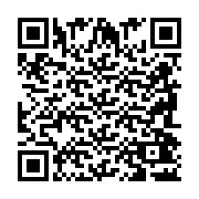 QR код за телефонен номер +2698042370