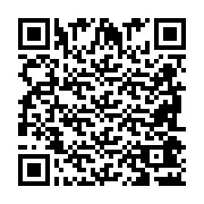 Código QR para número de telefone +2698042397