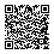 Código QR para número de telefone +2698042417