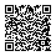 Código QR para número de teléfono +2698042418