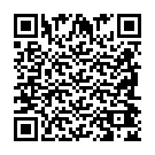 QR-koodi puhelinnumerolle +2698042428