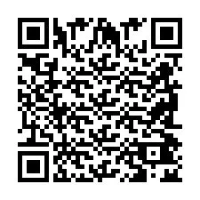 QR-koodi puhelinnumerolle +2698042429