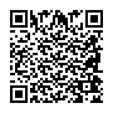 QR-code voor telefoonnummer +2698042453