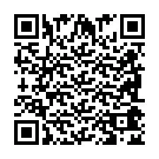 QR Code สำหรับหมายเลขโทรศัพท์ +2698042482