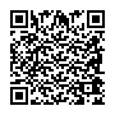 Código QR para número de telefone +2698042492