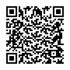 QR Code pour le numéro de téléphone +2698042521