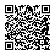 Codice QR per il numero di telefono +2698042555