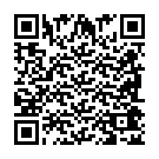 QR Code pour le numéro de téléphone +2698042596