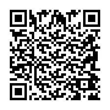 QR-код для номера телефона +2698042620