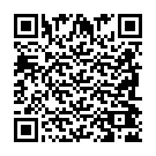 QR Code pour le numéro de téléphone +2698042634