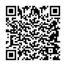 Codice QR per il numero di telefono +2698042637