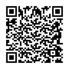 Código QR para número de telefone +2698042660