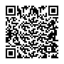 QR-code voor telefoonnummer +2698042667